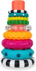 Stacking Ring STEM Learning Toy, Age 6+ Months, Multi, 9 Piece Set
