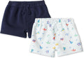 Toddlers and Baby Boys' Pull-On Knit French Terry Shorts, Pack of 2