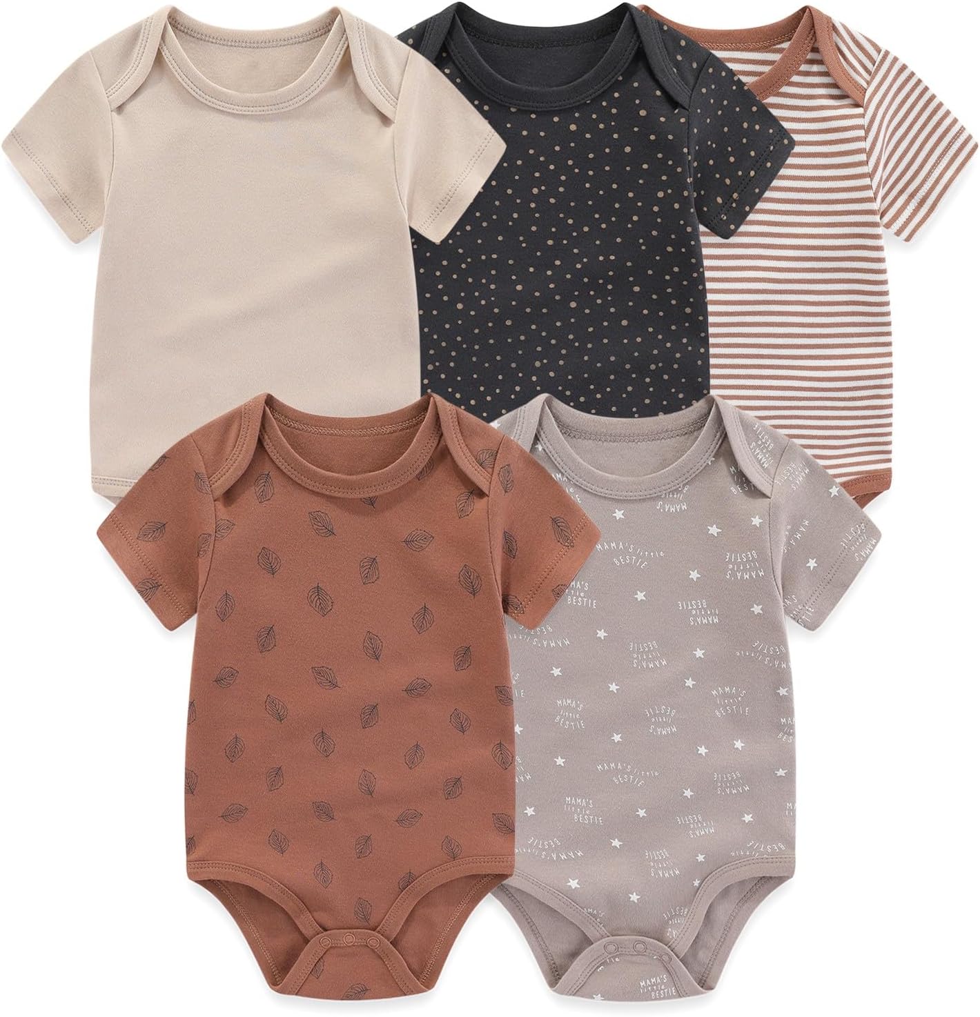 Unisex Baby Boy Girl Bodysuits Sets 20 pack Cotton Casual New born Clothes Comfort Infant Outfit Baby Essentials