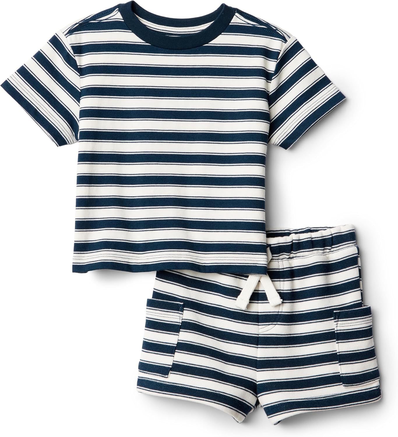Babies, Toddlers, and Boys' T-Shirt and Short Play Set, Multipacks