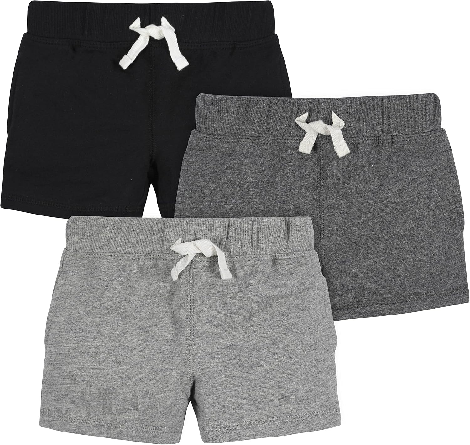 Baby & Toddler Boys 3-Pack Pull-On Knit Shorts
